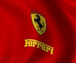 пазл Флаг Ferrari